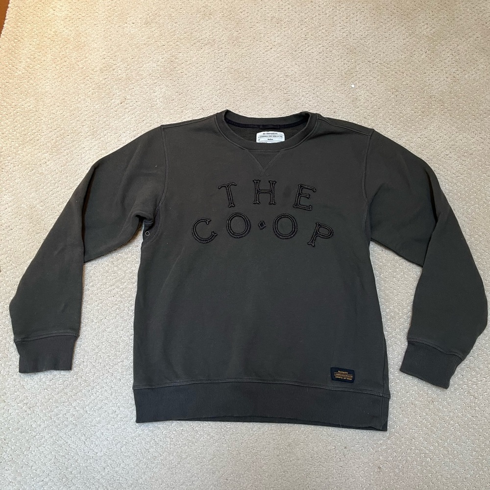 REI Dark Gray Crew Neck Sweater